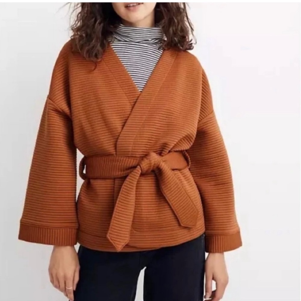 Madewell Quilted Wrap Jacket, size Medium